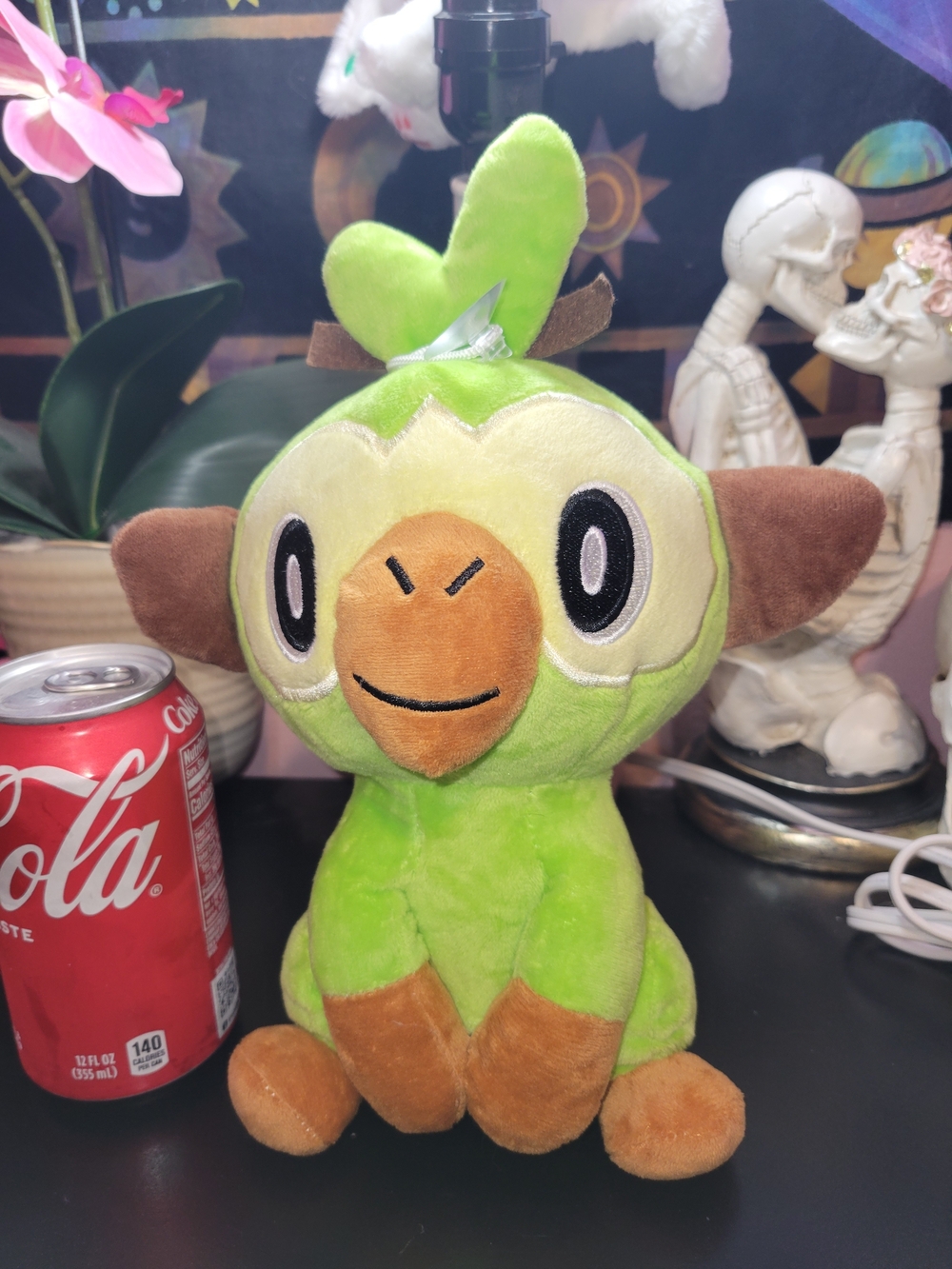 Pokemon Grookey Green Brown Plush Stuffed Animal